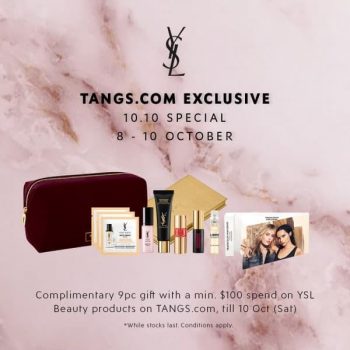 YSL-Beauty-10.10-TANGS.COM-EXCLUSIVE-Promotion-350x350 8-10 Oct 2020: YSL Beauty 10.10 TANGS.COM EXCLUSIVE Promotion