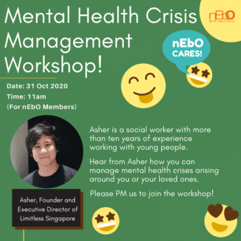 nEbO-Mental-Health-Crisis-Management-Worshop-350x350 31 Oct 2020: nEbO Mental Health Crisis Management Worshop