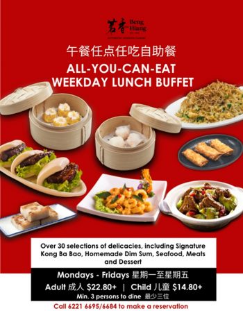 Beng-Hiang-Restaurant-Weekday-Lunch-Buffer-Promo-350x448 24 Nov 2020 Onward: Beng Hiang Restaurant Weekday Lunch Buffer Promo