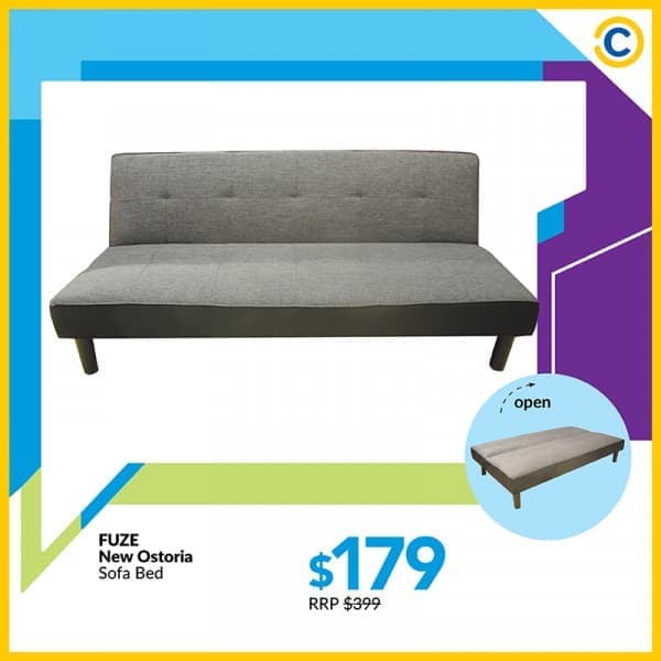 1 16 Nov 2022 COURTS Fuze New Ostoria Sofa Bed Promotion 