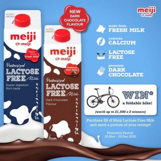 26 Nov22 Dec 2020 CPmeiji Meiji Lactose Free Milk Promotion SG