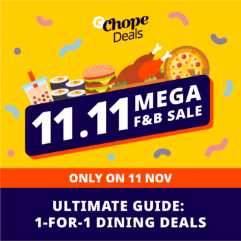 Chope-11.11-Mega-FB-Sale-350x350 11 Nov 2020: Chope 11.11 Mega F&B Sale