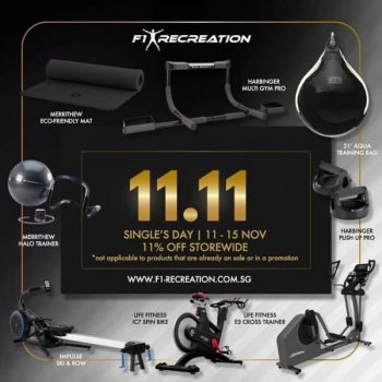 F1-Recreation-11.11-Single-Day-Sale-350x350 11-15 Nov 2020: F1 Recreation 11.11 Single Day Sale