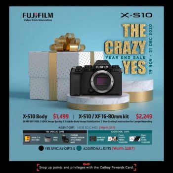 FUJIFILM-X-S10-Body-and-Kit-at-Cathay-Photo--350x350 19 Nov-31 Dec 2020: FUJIFILM X-S10 Body and Kit Promotion at Cathay Photo