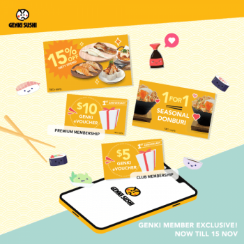 Genki-Sushi-1-for-1-Seasonal-Donburi-Promotion-350x350 3-15 Nov 2020: Genki Sushi 1-for-1 Seasonal Donburi Promotion