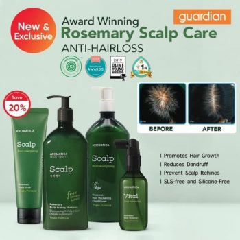 Guardian-Award-Winning-Giveaways-350x350 24-30 Nov 2020: Guardian NEW & EXCLUSIVE Aromatica Hair Care Giveaways
