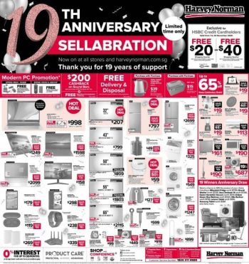 Harvey-Norman-19th-Anniversary-Sellabration-Sale-350x371 6-13 Nov 2020: Harvey Norman 19th Anniversary Sellabration Sale