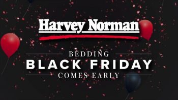 Harvey-Norman-Biggest-Ever-Black-Friday-Bedding-Sale-350x197 6-8 Nov 2020: Harvey Norman Biggest Ever Black Friday Bedding Sale