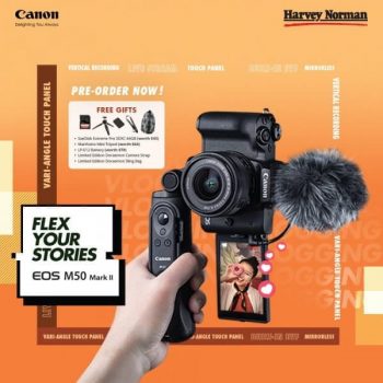 Harvey-Norman-Canon-EOS-M50-Mark-II-Promotion-350x350 5-27 Nov 2020: Harvey Norman Canon EOS M50 Mark II Promotion