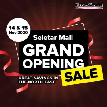 Harvey-Norman-Seletar-Mall-Grand-Opening-Sale-350x350 14-15 Nov 2020: Harvey Norman Seletar Mall Grand Opening Sale