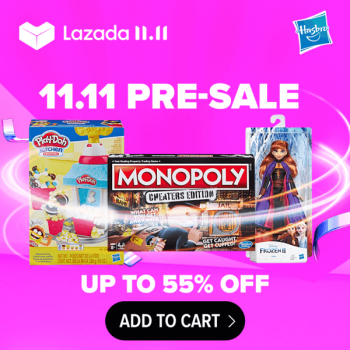 Hasbro-11.11-Lazada-Pre-Sales-350x350 6-10 Nov 2020: Hasbro 11.11 Lazada Pre-Sales