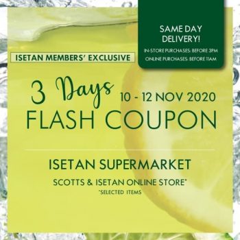 Isetan-3-Days-Flash-Coupon-Promotion-350x350 10-12 Nov 2020: Isetan 3 Days Flash Coupon Promotion