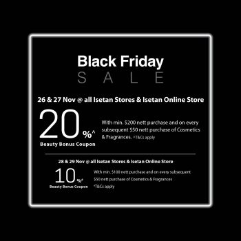Isetan-Black-Friday-Sale-2-350x350 26-29 Nov 2020: Isetan Black Friday Sale