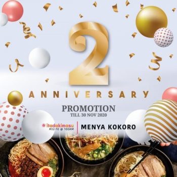 Itadakimasu-2nd-Anniversary-Promotion-350x350 18-30 Nov 2020: Menya Kokoro 2nd Anniversary Promotion at Itadakimasu