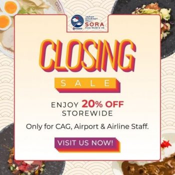 Japan-Gourmet-Hall-SORA-Closing-Sale-350x350 17 Nov 2020 Onward: Japan Gourmet Hall SORA Closing Sale at Changi Airport