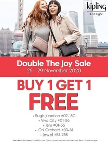 Kipling-Double-The-Joy-Sale-350x473 26-29 Nov 2020: Kipling Double The Joy Sale
