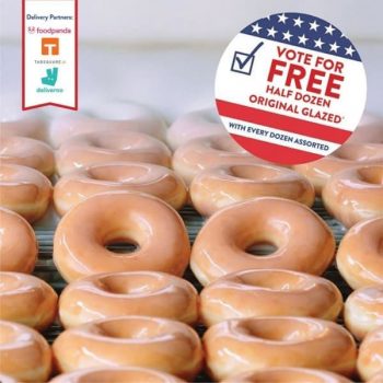 Krispy-Kreme-FREE-Half-Dozen-Promotion-350x350 4 Nov 2020: Krispy Kreme FREE Half Dozen Promotion