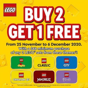 LEGO-BUY-2-Get-1-FREE-Promotion-350x350 25 Nov-6 Dec 2020: LEGO BUY 2 Get 1 FREE Promotion