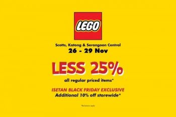 LEGO-Black-Friday-Sale-on-Isetan-350x233 26-29 Nov 2020: LEGO Black Friday Sale on Isetan