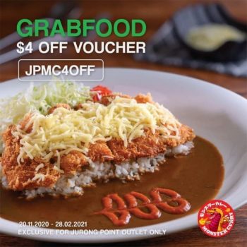 MONSTER-CURRY-4-Off-Voucher-via-GrabFood-350x350 20 Nov 2020-28 Feb 2021: MONSTER CURRY $4 Off Voucher via Promotion GrabFood