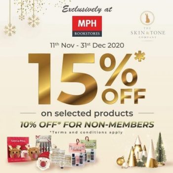 MPH-Bookstores-Skin-Tone-Products-Promotion-350x350 11 Nov-31 Dec 2020: MPH Bookstores Skin & Tone Products Promotion