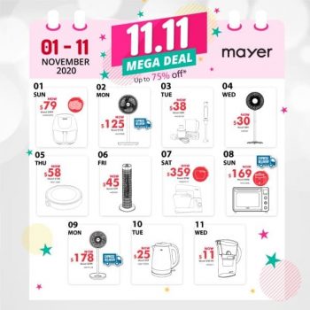 Mayer-Markerting-11.11-Mega-Deal-Products-Promotion-350x350 1-11 Nov 2020: Mayer Markerting 11.11 Mega Deal Products Promotion