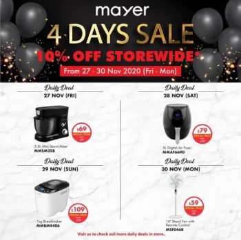 Mayer-Markerting-Storewide-Sale-350x349 27-30 Nov 2020: Mayer Markerting 4 Day Sale