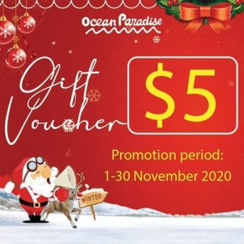 Ocean-Paradise-Christmas-Gift-Voucher-Promotion-350x350 1-30 Nov 2020: Ocean Paradise Christmas Gift Voucher Promotion