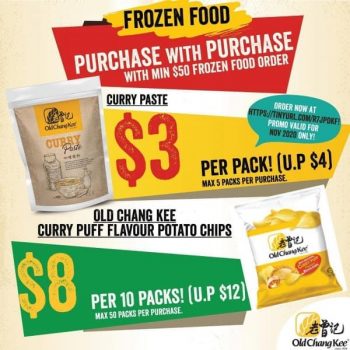 Old-Chang-Kee-November-Frozen-Food-Purchase-with-Purchase-Promotion-350x350 4 Nov 2020 Onward: Old Chang Kee November Frozen Food Purchase with Purchase Promotion