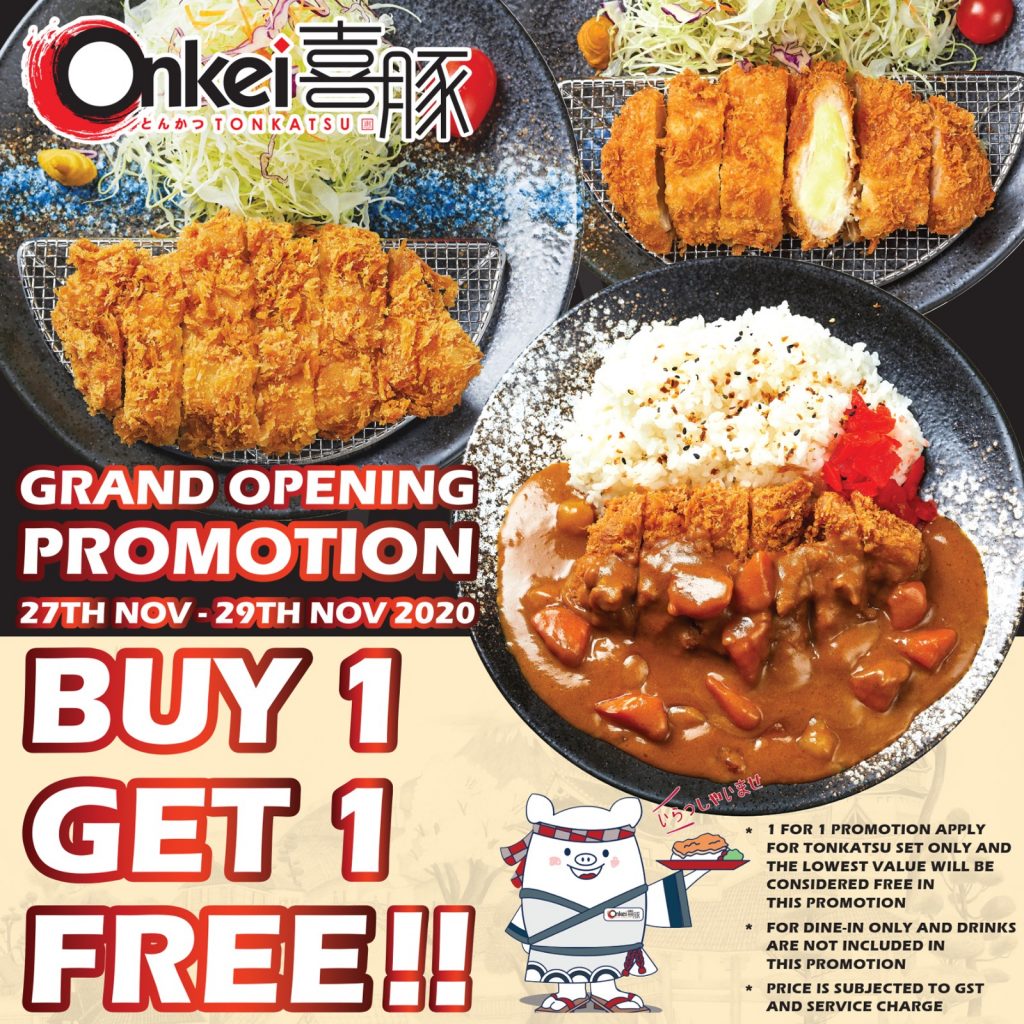 2729 Nov 2020 Onkei Tonkatsu Grand Opening 1for1 Promotion at Paya