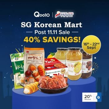 Qoo10-11.11-Sale-350x350 16-22 Nov 2020: Singsing Korean Mart Post 11.11 Sale on Qoo10