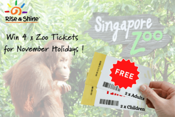 Rise-Shine-Singapore-Zoo-Giveawat-350x233 12-15 Nov 2020: Rise & Shine Singapore Zoo Giveaway