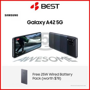 Samsung-Galaxy-A42-5G-Promotion-at-BEST-Denki--350x350 23 Nov 2020 Onward: Samsung Galaxy A42 5G Promotion at BEST Denki