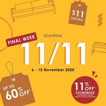 Scanteak-Final-Week-Sale-350x350 6-15 Nov 2020: Scanteak Final Week Sale