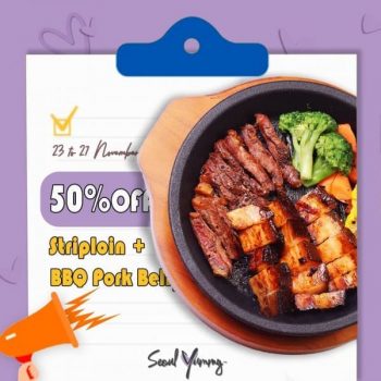 Seoul-Yummy-BBQ-Pork-Belly-and-Striploin-Combo-Platter-Promotion-350x350 23-27 Nov 2020: Seoul Yummy BBQ Pork Belly and Striploin Combo Platter Promotion