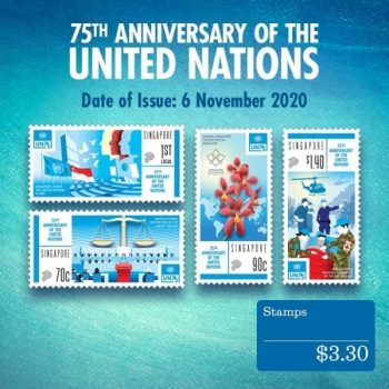 Singapore-Post-75th-Anniversary-of-the-United-Nations-UN-Promotion-350x350 6 Nov 2020 Onward: Singapore Post 75th Anniversary of the United Nations (UN) Promotion