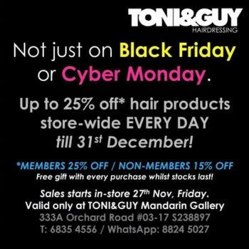 TONIGUY-Black-Friday-or-Cyber-Monday-Sale-350x350 27 Nov-31 Dec 2020: TONI&GUY Black Friday or Cyber Monday Sale