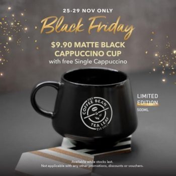 Tea-Leaf-Matte-Black-Cappuccino-Cup-Promotion-350x350 25-29 Nov 2020: The Coffee Bean & Tea Leaf Matte Black Cappuccino Cup Promotion