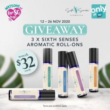 Watsons-3-x-Sixth-Senses-Aromatic-Roll-Ons-Giveaways-350x350 12-26 Nov 2020: Watsons 3 x Sixth Senses Aromatic Roll-Ons Giveaways