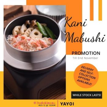 YAYOI-Kani-Mabushi-Promotion-at-Itadakimasu-350x350 25-30 Nov 2020: YAYOI Kani Mabushi Promotion at Itadakimasu