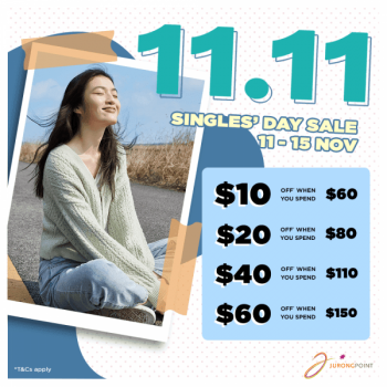 YISHION-11.11-Singles-Day-Sale-at-Jurong-Point-350x350 10-15 Nov 2020: YISHION 11.11 Singles Day Sale at Jurong Point