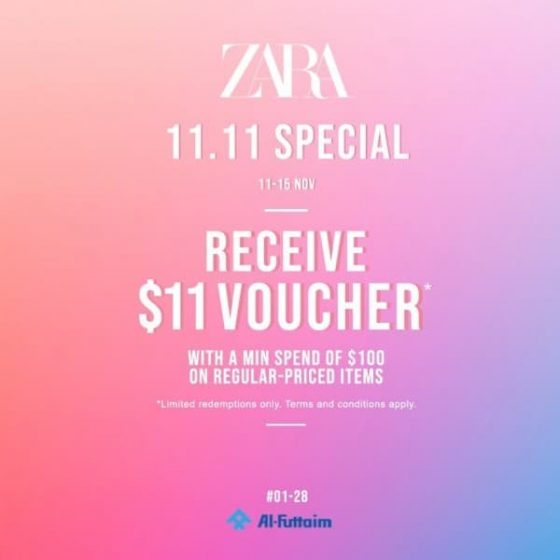 1215 Nov 2020 Zara Return Voucher Promotion at VivoCity