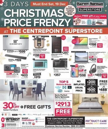 17-19-Dec-2020-Harvey-Norman-Christmas-Price-Frenzy-Promotion-350x416 17-19 Dec 2020: Harvey Norman Christmas Price Frenzy Promotion at The Centrepoint Superstore