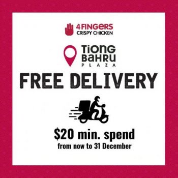 4Fingers-Tiong-Bahru-Plaza-FREE-Delivery-Promotion-350x350 23-31 Dec 2020: 4Fingers Tiong Bahru Plaza FREE Delivery Promotion