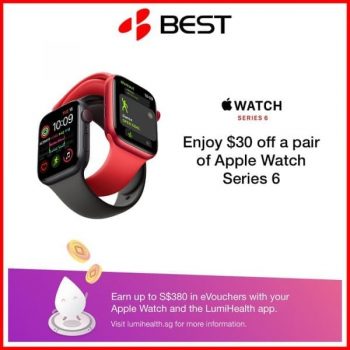 BEST-Denki-Apple-Watch-Series-6-Promotion-350x350 14 Dec 2020 Onward: BEST Denki Apple Watch Series 6  Promotion