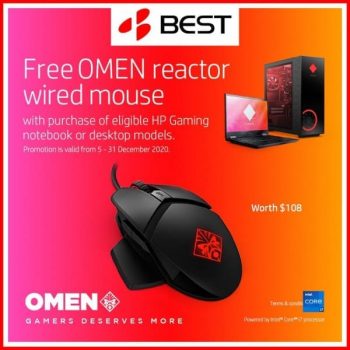 BEST-Denki-Free-Gift-Ale-Promotion-350x350 21 Dec 2020 Onward: BEST Denki FREE OMEN Reactor Mouse Promotion