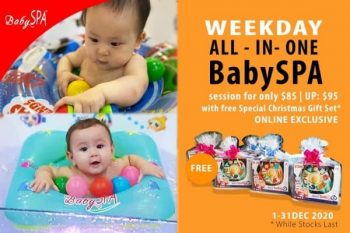 Baby-Spa-Weekday-All-in-one-BabySPA-Session-Promotion-350x233 1-31 Dec 2020: Baby Spa Weekday All-in-one BabySPA Session Promotion