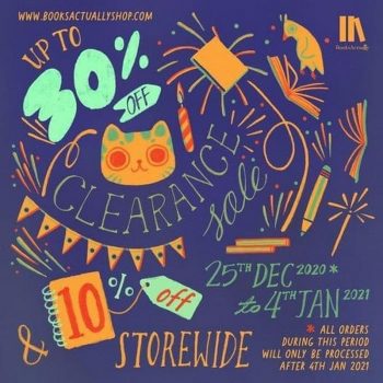 BooksActually-Clearance-Sale-350x350 25 Dec 2020-4 Jan 2021: BooksActually Clearance Sale