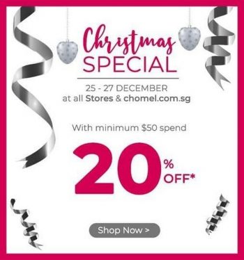 CHOMEL-Christmas-Special-350x374 25-27 Dec 2020: CHOMEL Christmas Special