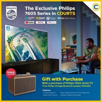 COURTS-Philips-4K-UHD-Smart-TV-Promotion-350x350 15 Dec 2020 Onward: COURTS Philips 4K UHD Smart TV Promotion